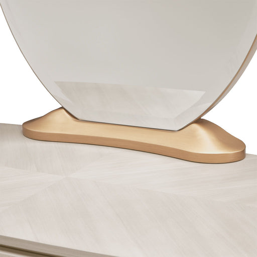 St. Charles - Vanity Desk with Glass Top - R&R Furniture Gallery (Fountain Valley, CA)
