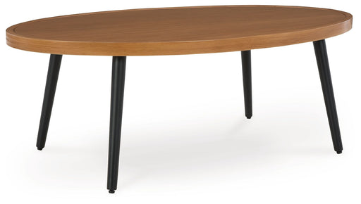 Horizon Hall - Cocktail Table - Two-tone Brown - R&R Furniture Gallery (Fountain Valley, CA)