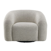 Irma - Chair With Swivel - Gray Boucle - R&R Furniture Gallery (Fountain Valley, CA)