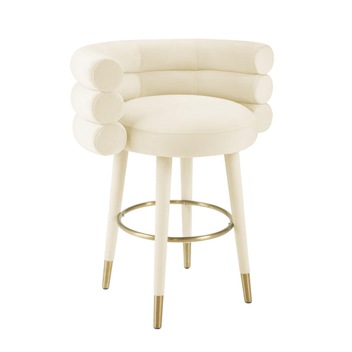 Betty - Velvet Counter Stool - R&R Furniture Gallery (Fountain Valley, CA)