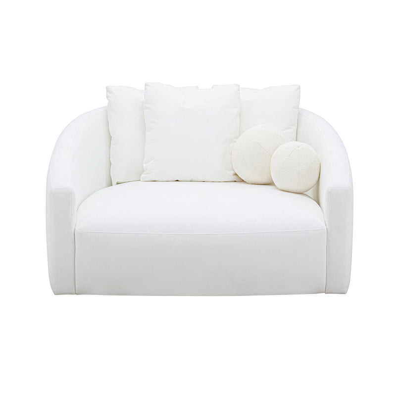 Hanim - Linen Daybed - Cream - R&R Furniture Gallery (Fountain Valley, CA)
