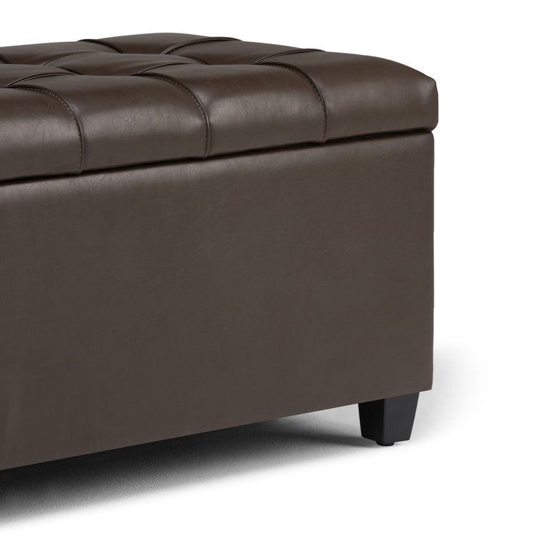 Sienna - Transitional Storage Ottoman Bench - R&R Furniture Gallery (Fountain Valley, CA)
