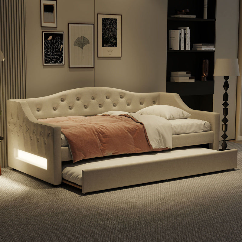 Daybed With LED Belt - R&R Furniture Gallery (Fountain Valley, CA)