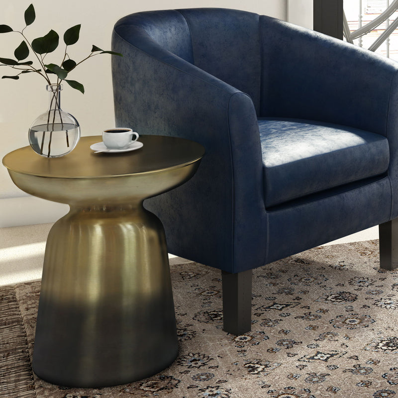 Toby - Metal Accent Table - Gold / Black Ombre - R&R Furniture Gallery (Fountain Valley, CA)