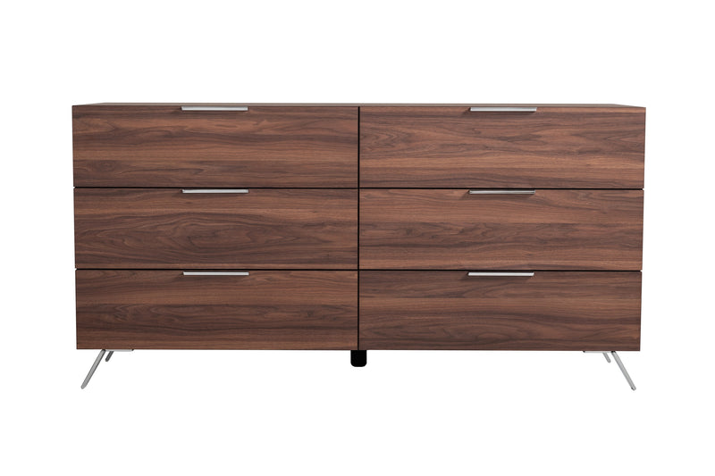 Brooklyn Italian Modern Walnut Dresser — view 4
