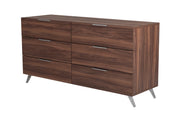 Brooklyn Italian Modern Walnut Dresser — view 5