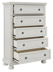 Robbinsdale - Five Drawer Chest - Antique White - R&R Furniture Gallery (Fountain Valley, CA)