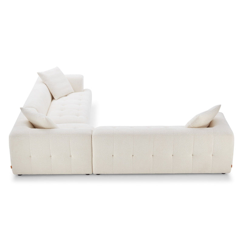 Kaynes - Elegant Upholstery Corner Sofa - R&R Furniture Gallery (Fountain Valley, CA)