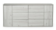 Asus - Italian Modern White Washed Oak Dresser