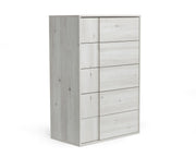 Asus - Italian Modern White Washed Oak Chest — view 3