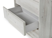 Asus - Italian Modern White Washed Oak Chest — view 2