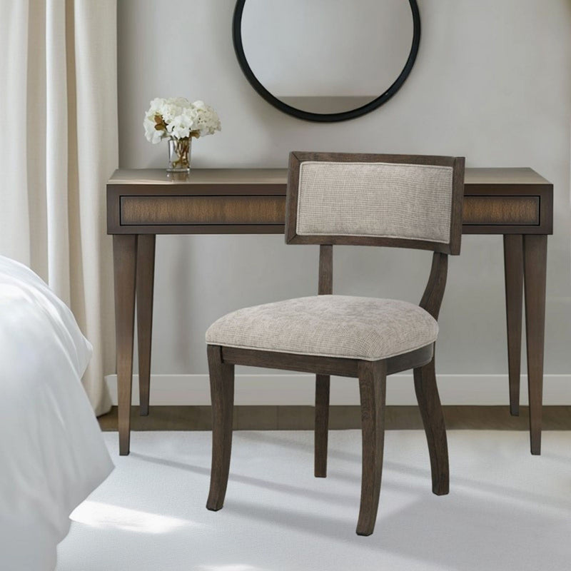 Marie - Upholstered Dining Chair (Set of 2) - Beige - R&R Furniture Gallery (Fountain Valley, CA)