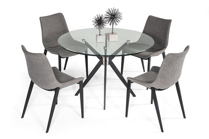 Dallas - Modern Black Dining Table — view 4