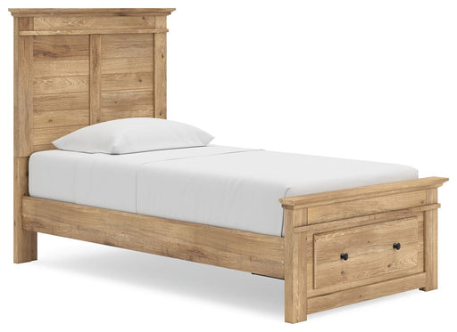 Makidern - Panel Storage Bed With Storage Footboard - R&R Furniture Gallery (Fountain Valley, CA)
