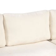 Noble House stationary sectional sofa with upholstered cushions and reversible armrests, ideal for modern living room seating.