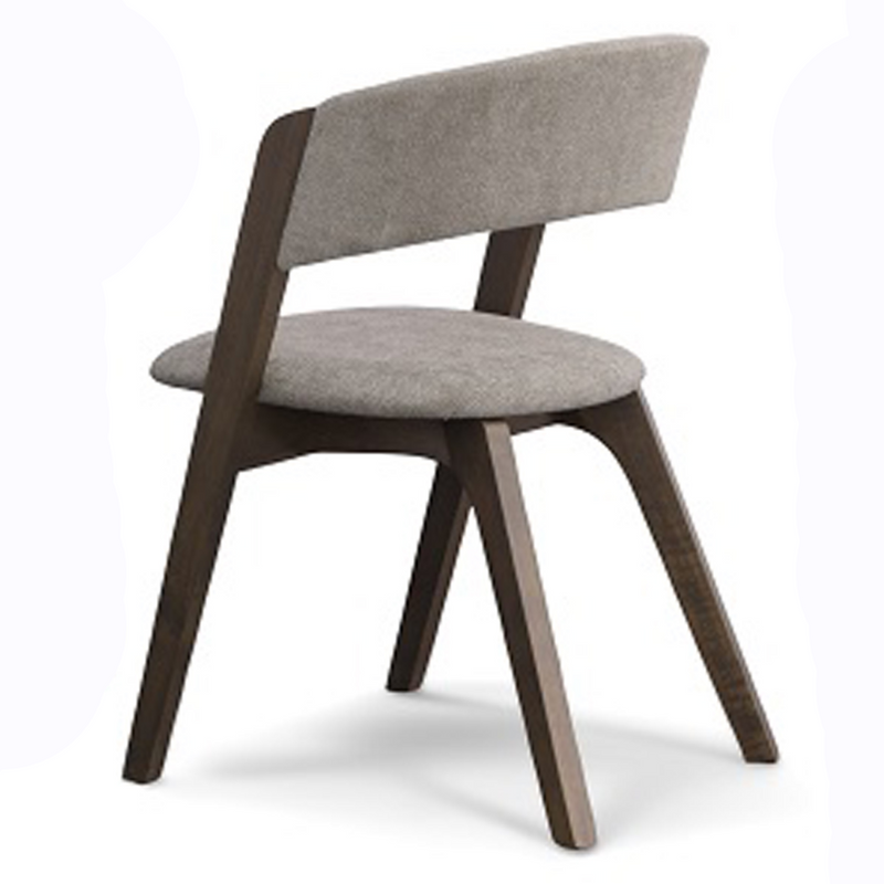 Grover - Modern Grey & Dark Wenge Dining Chair (Set of 2) — view 5