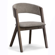 Grover - Modern Grey & Dark Wenge Dining Chair (Set of 2) — view 4