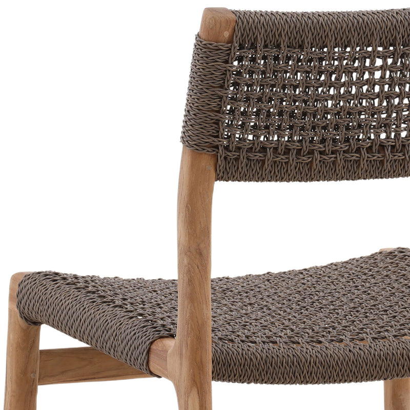 Ysidro - Outdoor Dining Chair - Gray And Natural