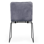Yannis - Modern Grey Fabric Dining Chair (Set of 2) — view 4