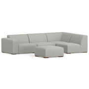 Rex - Handcrafted Sectional Sofa And Ottoman - R&R Furniture Gallery (Fountain Valley, CA)