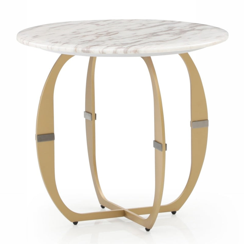 Echo - Modern Marble End Table — view 2