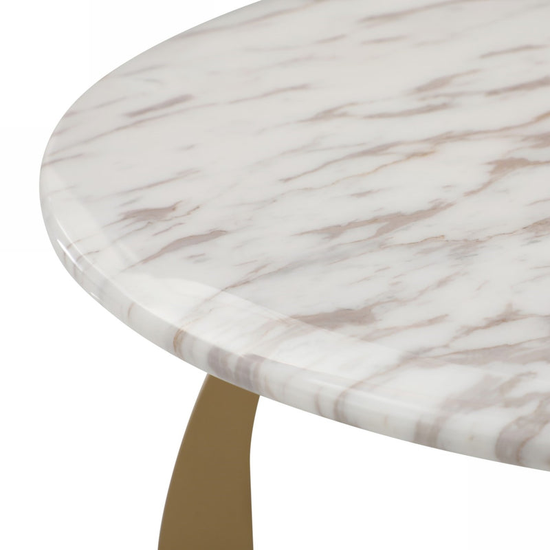 Echo - Modern Marble End Table — view 4