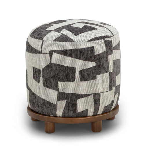 Bisou - Jacquard Ottoman - R&R Furniture Gallery (Fountain Valley, CA)