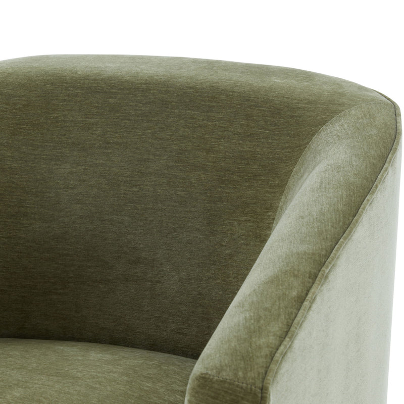 Elm - Skirted Swivel Chair - R&R Furniture Gallery (Fountain Valley, CA)