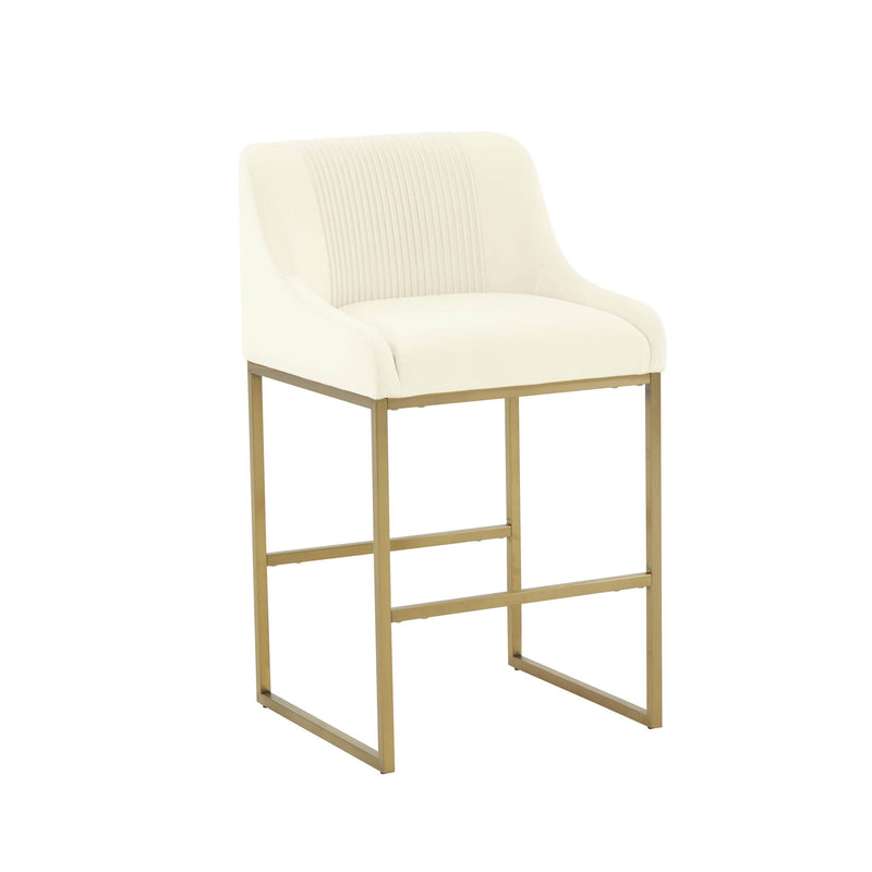 Lisa - Velvet Counter Stool - R&R Furniture Gallery (Fountain Valley, CA)