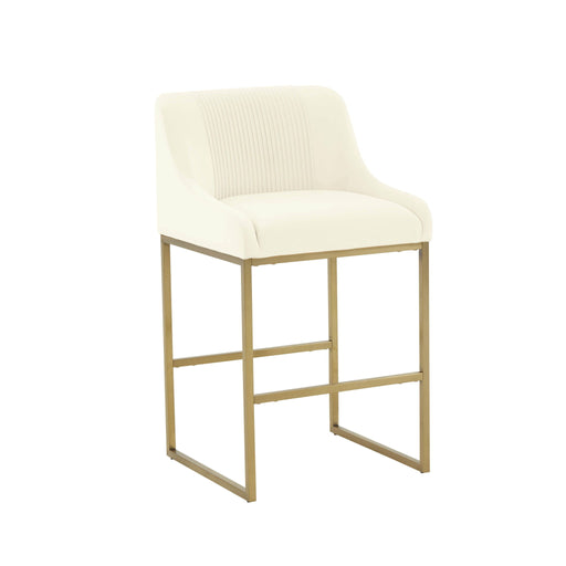 Lisa - Velvet Counter Stool - R&R Furniture Gallery (Fountain Valley, CA)