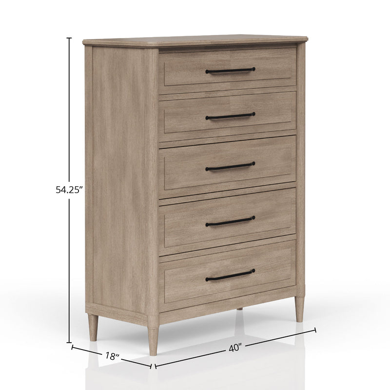 5 Drawer Chest - Sand - R&R Furniture Gallery (Fountain Valley, CA)