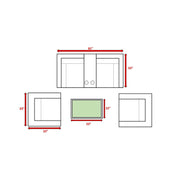 Wicker Seating Group Set With Table And Cushions - R&R Furniture Gallery (Fountain Valley, CA)