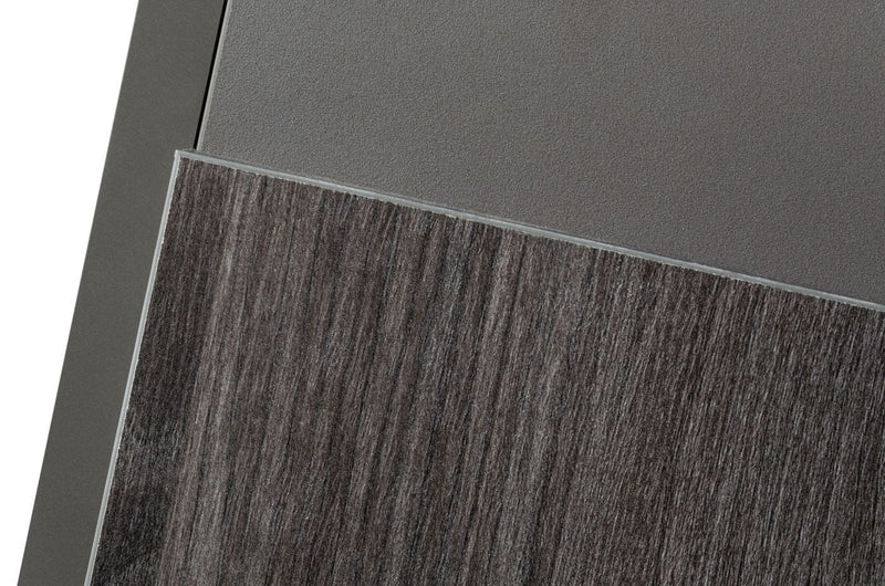 Lucia - Italian Modern Elm and Matte Grey Chest — view 3