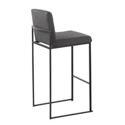 Lumi Source Fuji contemporary high back barstool with elegant design, featuring a sleek modern look and sturdy construction.