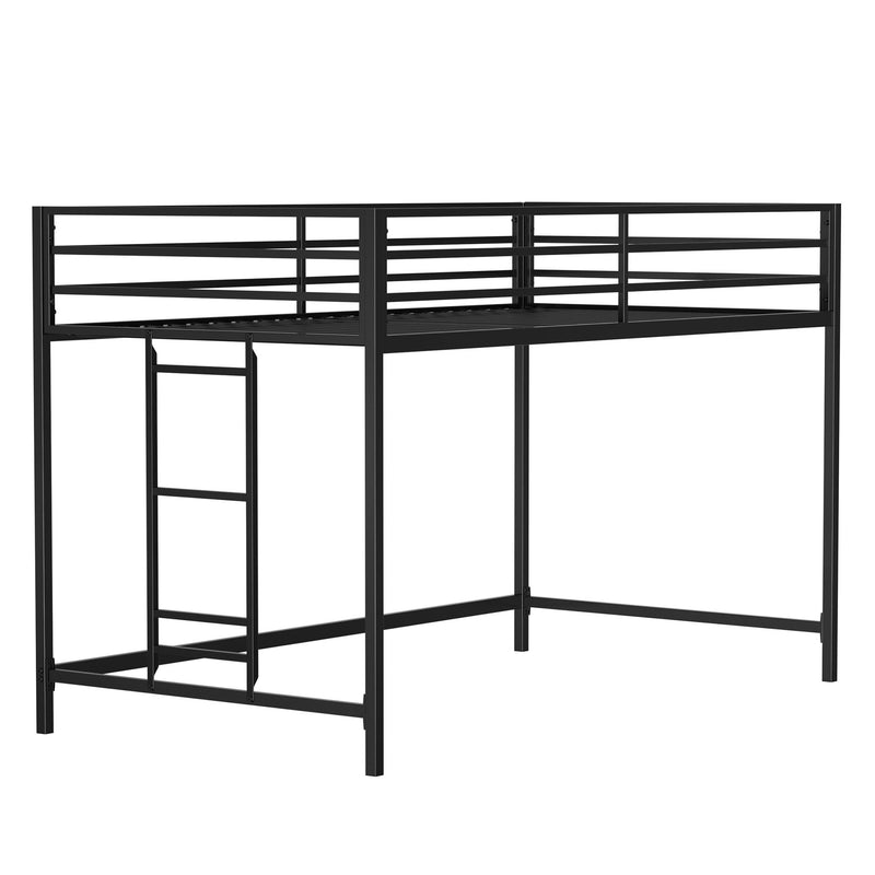 Adam - Twin Loft Bunk - Black - R&R Furniture Gallery (Fountain Valley, CA)