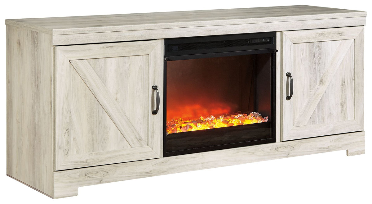 Bellaby entertainment center by Signature Design by Ashley in a rustic brown finish