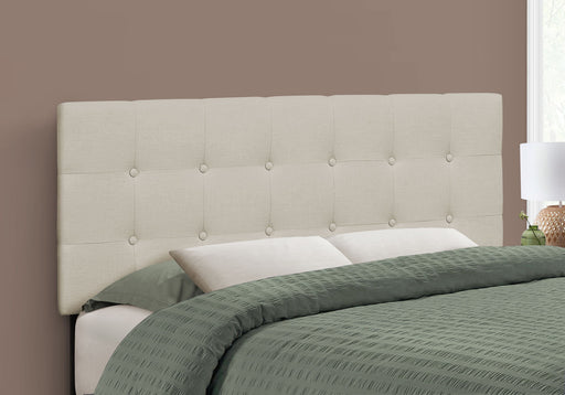 Full Size, Bed Headboard Only Upholstered, Transitional - Beige - R&R Furniture Gallery (Fountain Valley, CA)