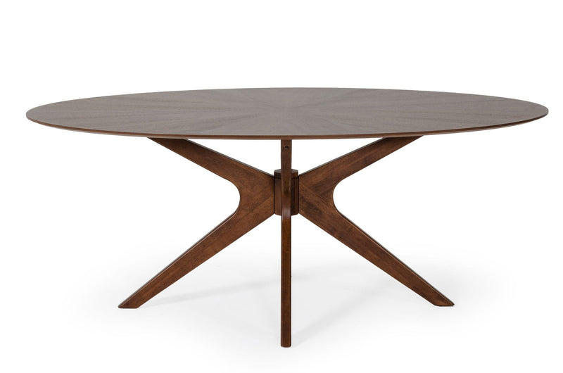 Prospect - Modern Oval Walnut Dining Table — view 2