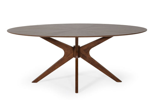 Prospect - Modern Oval Walnut Dining Table — view 2