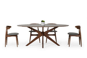 Prospect - Modern Oval Walnut Dining Table — view 4
