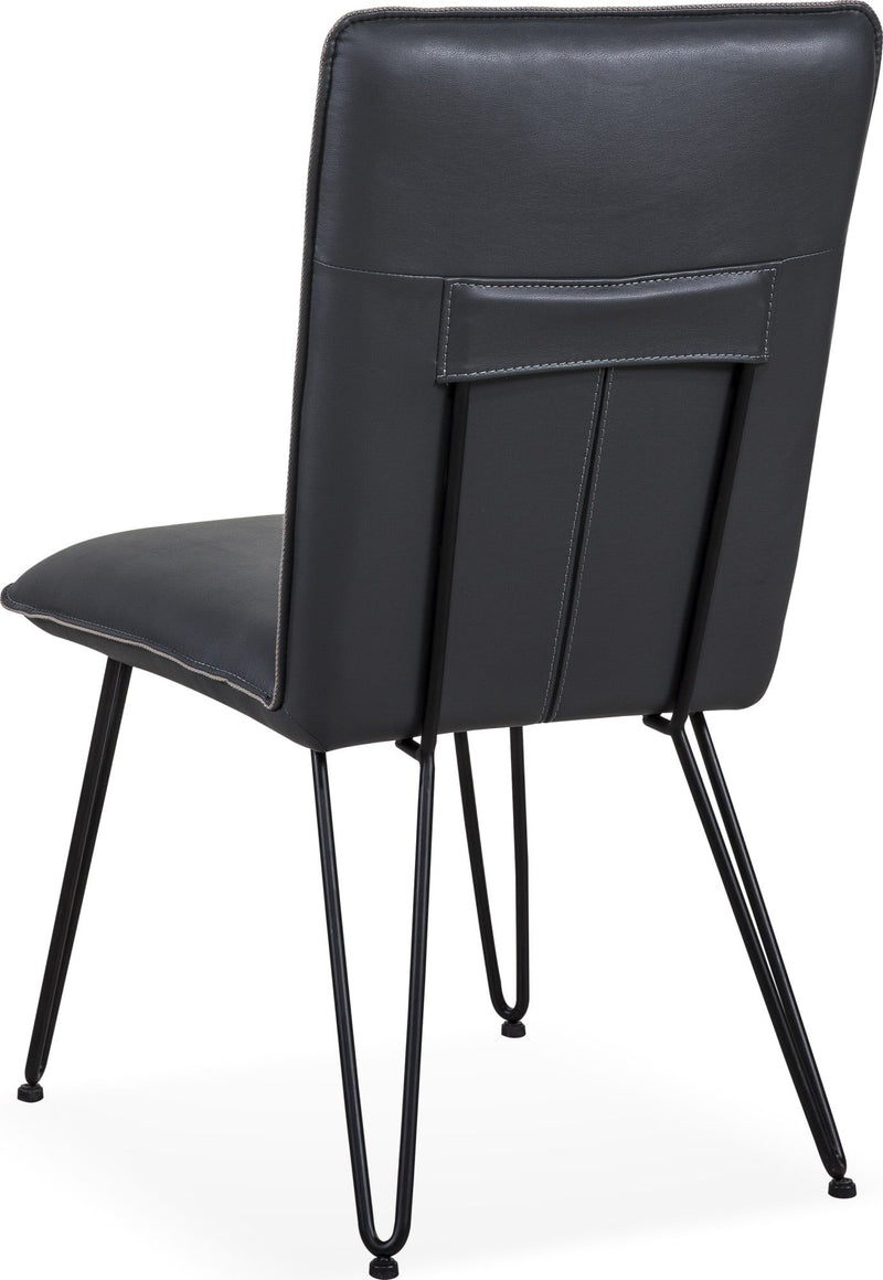 Demi Hairpin Leg Modern Dining Chair in Cobalt