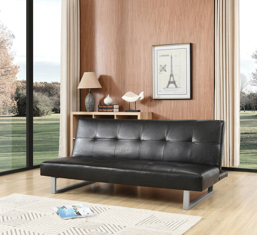 Glory Furniture Chroma sofa bed futon sofa with modern design, featuring a sleek fabric upholstery and convertible sleeping surface.