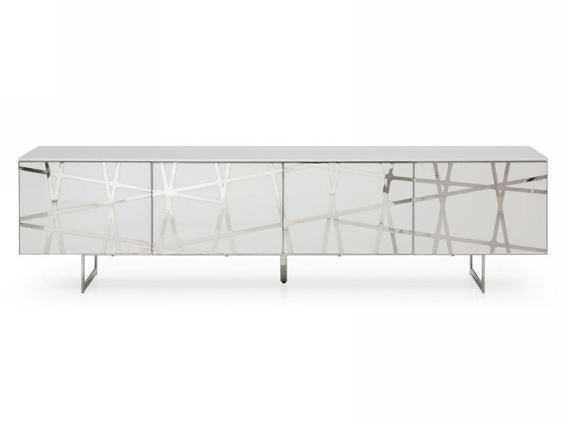 Kilson - Modern White TV Stand — view 5