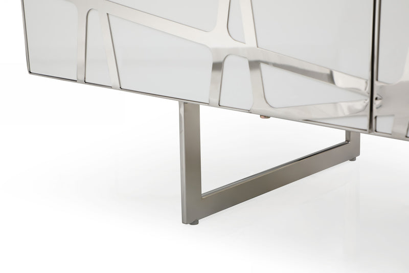 Kilson - Modern White TV Stand — view 2