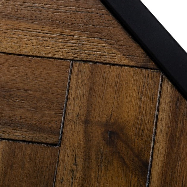 Pasada - Industrial Brown Acacia End Table — view 3