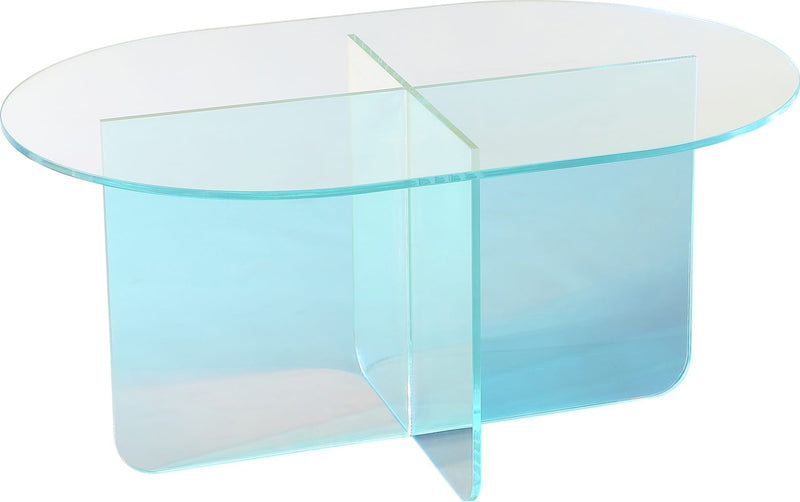 Fomo Coffee Table in Iridescent Glass