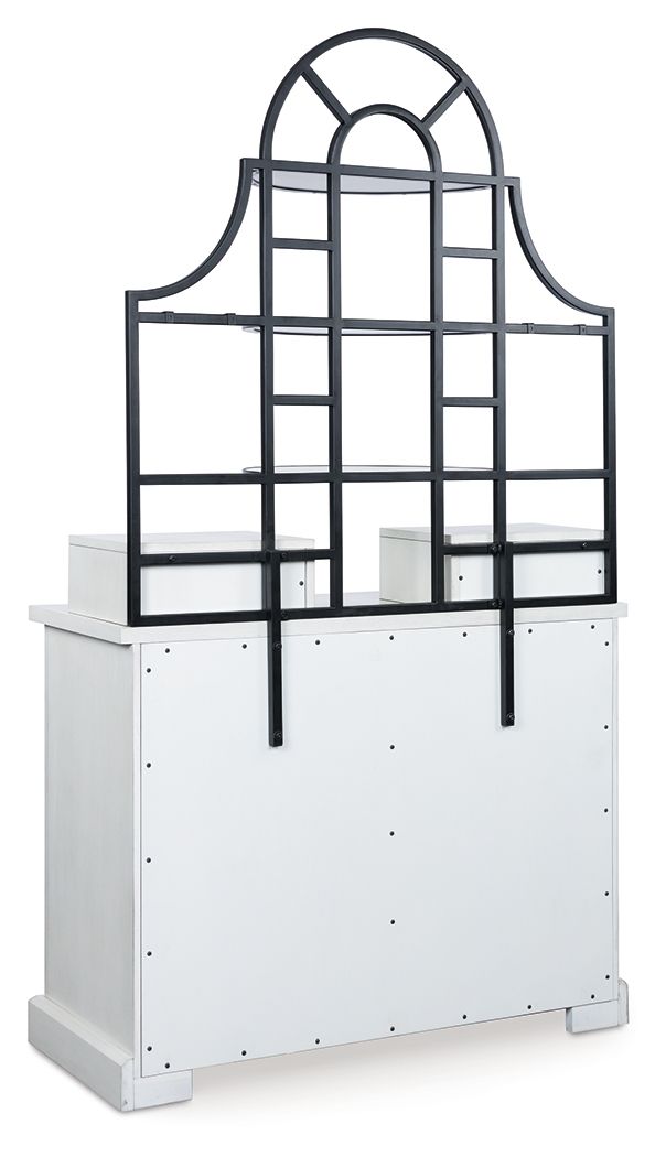 Greddinton - Baker's Rack - White - R&R Furniture Gallery (Fountain Valley, CA)