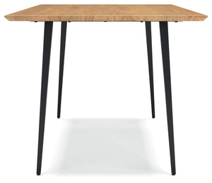 Gretlynn - Rectangular Dining Room Table - Black / Natural - R&R Furniture Gallery (Fountain Valley, CA)