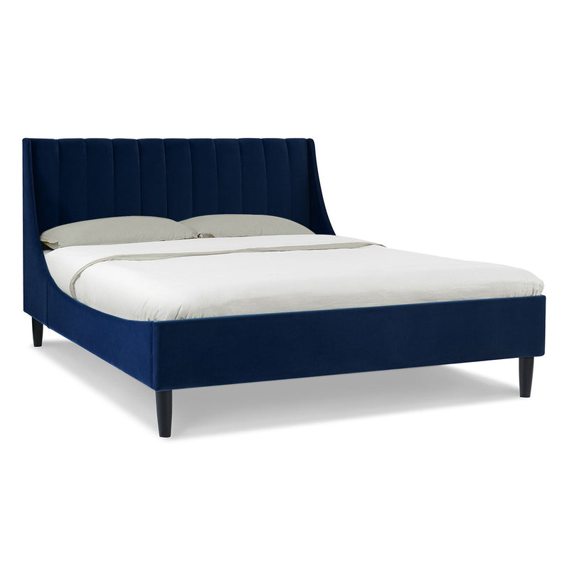 Aspen - Vertical Tufted Modern Headboard Platform Bed Set - R&R Furniture Gallery (Fountain Valley, CA)