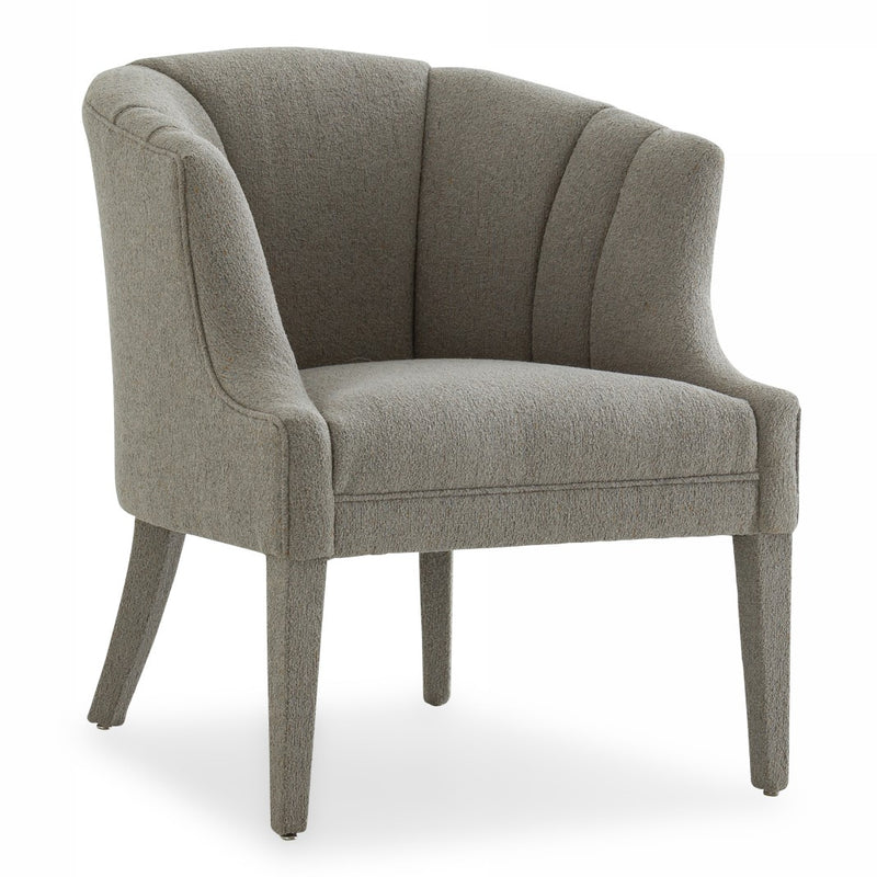 Ladera - Glam Grey Fabric Accent Chair — view 2